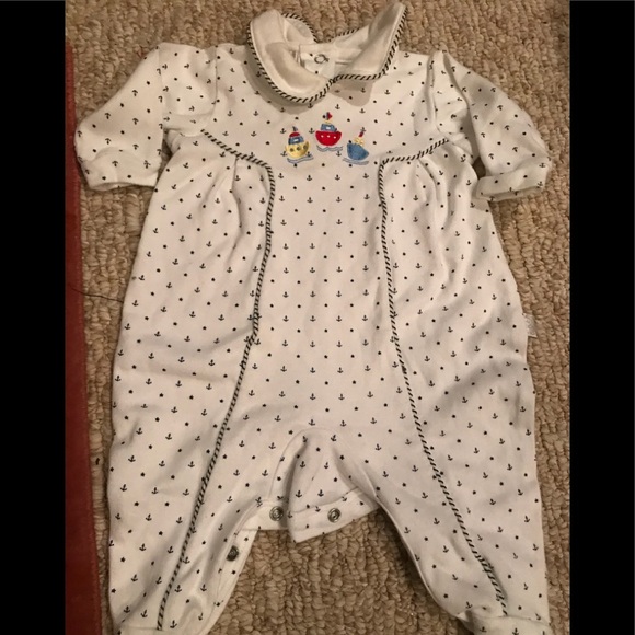 Noah’s Ark Peter Pan Collar Romper - Picture 2 of 7